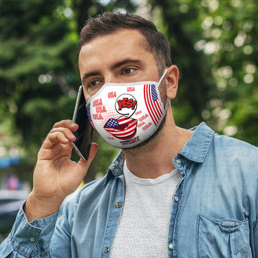 Personalized Dog Gift Idea - America Let's Say Yes For Dog Lovers - Cloth Mask